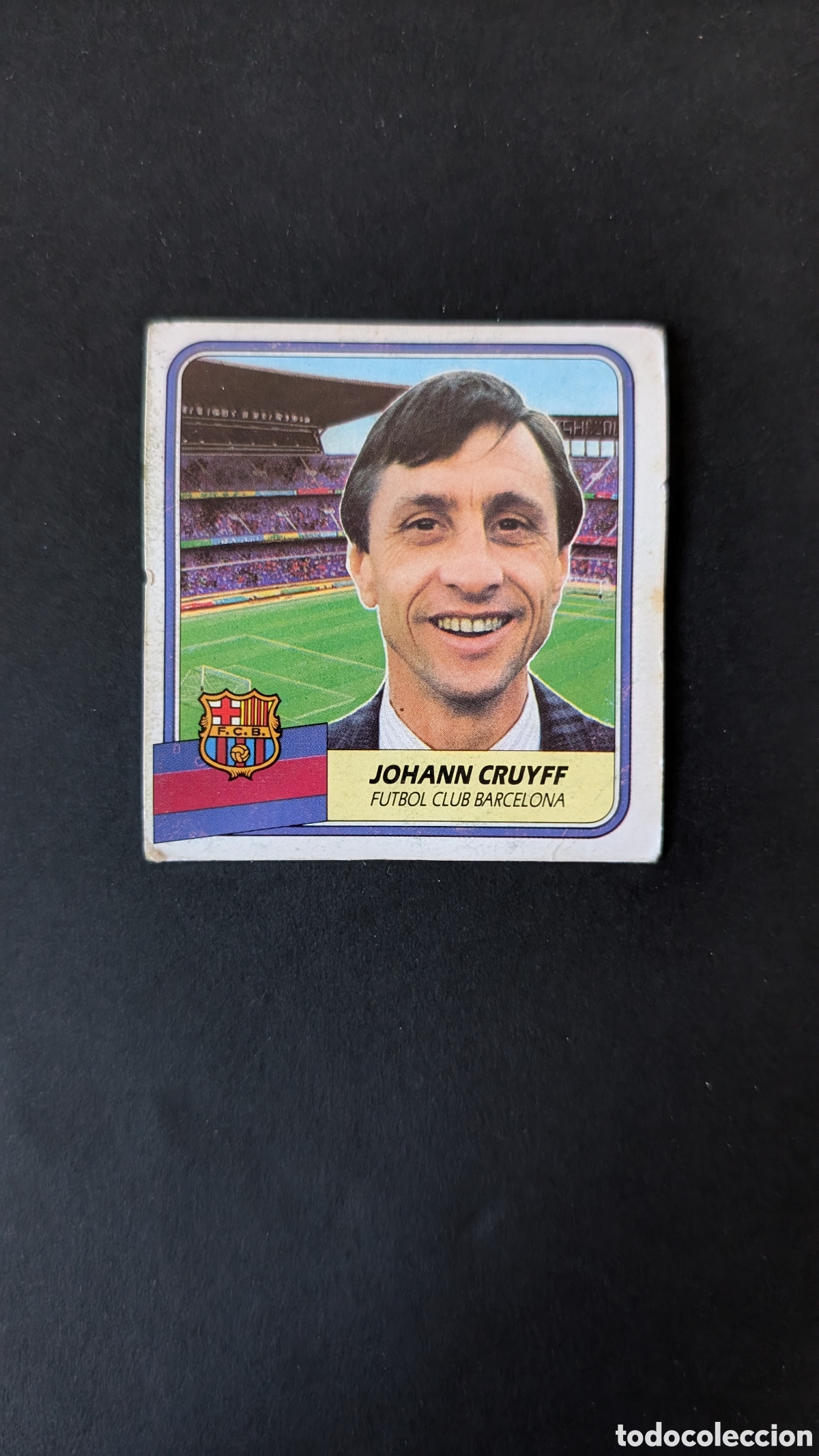 Figurine di Calcio: JOHANN CRUYFF ENTRENADOR BARCELONA LIGA ESTE 1989/90 89 90 DESPEGADO