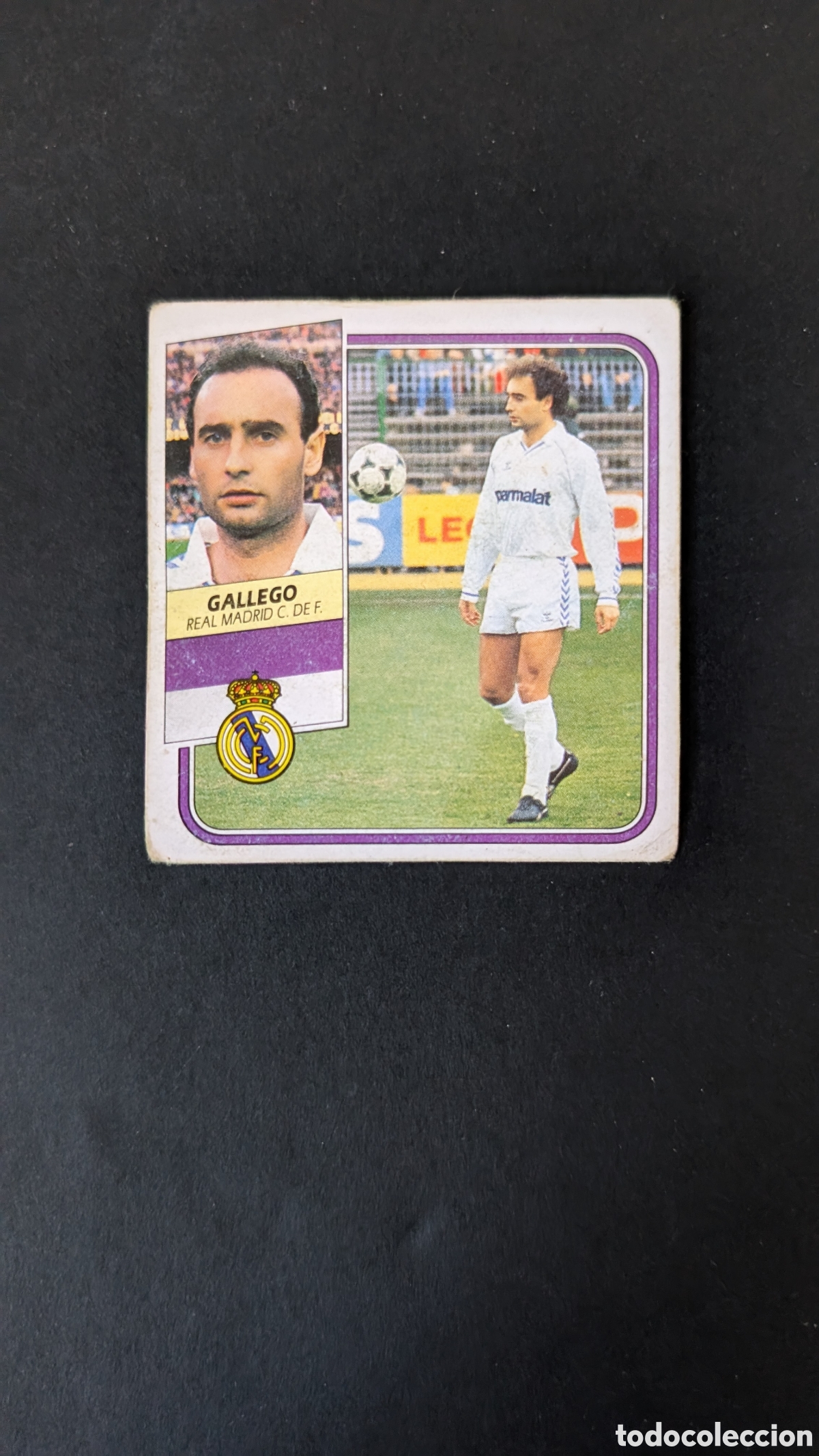 Figurine di Calcio: GALLEGO REAL MADRID LIGA ESTE 1989/90 89 90 DESPEGADO