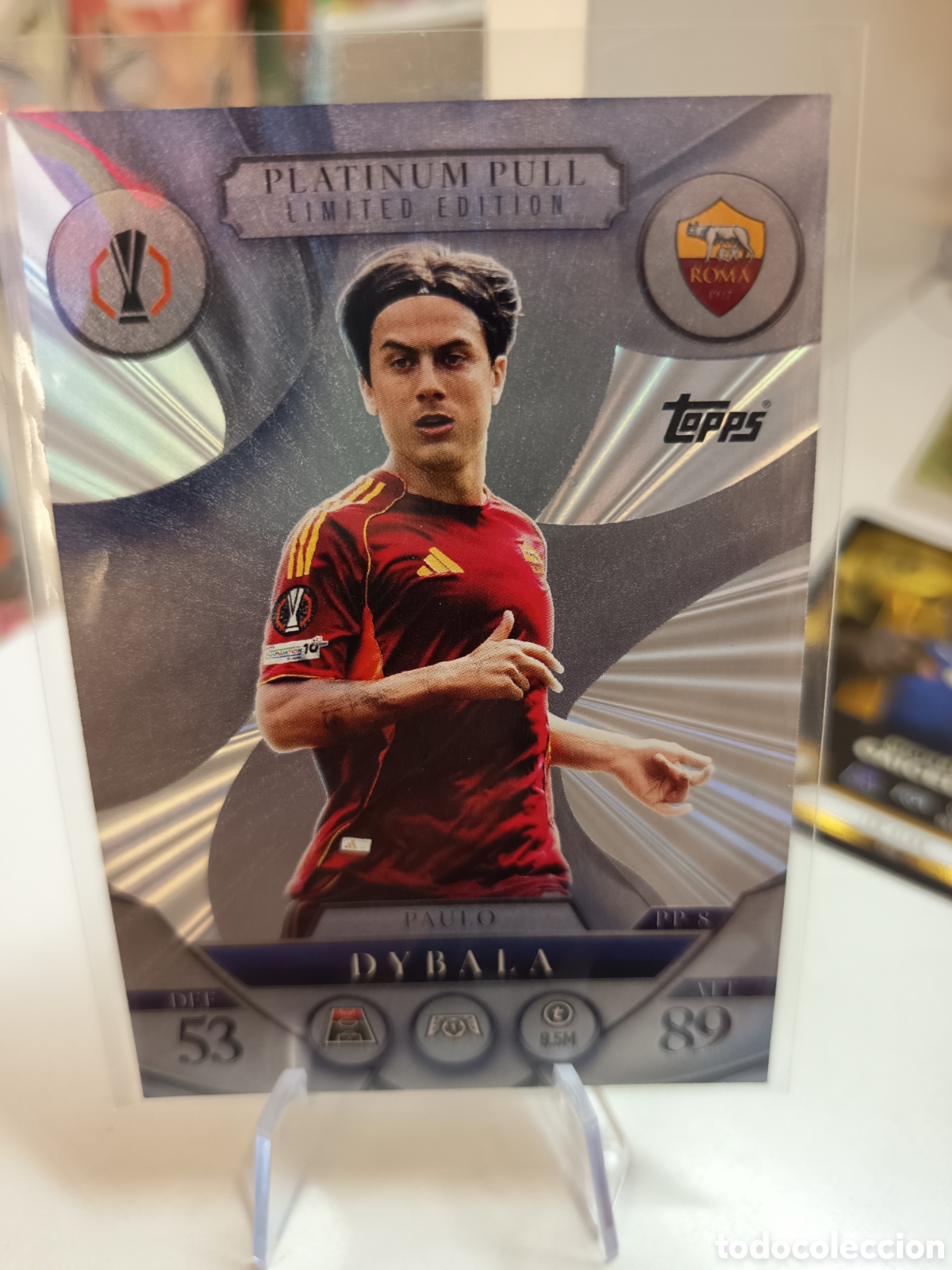 Cromos de f&uacute;tbol: PLATINUM PULL PP8 DYBALA MATCH ATTAX EXTRA 2025 2026 - Foto 1