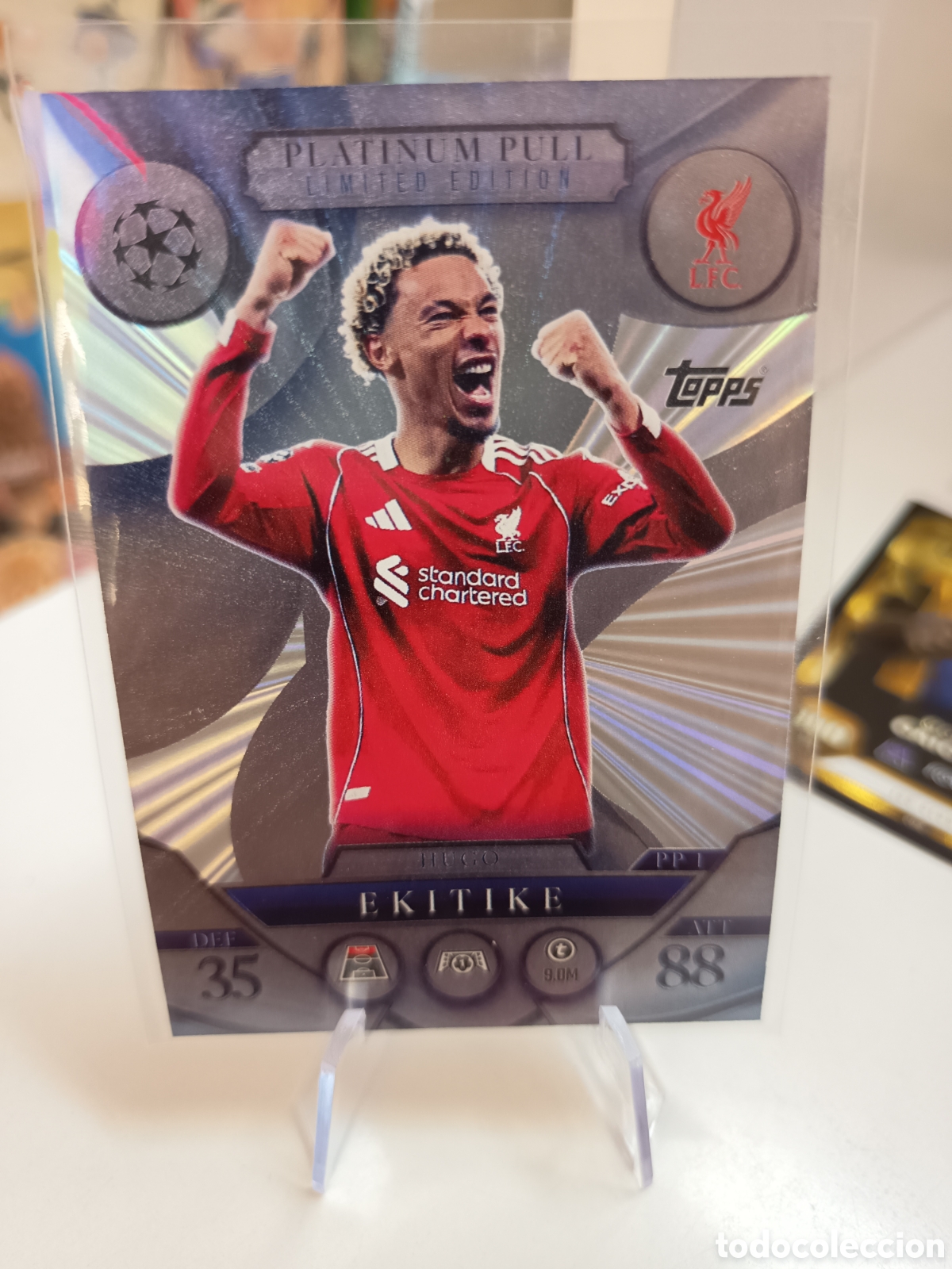 Cromos de F&uacute;tbol: EKITIKE PLATINUM PULL PP1 MATCH ATTAX EXTRA 2025 2026