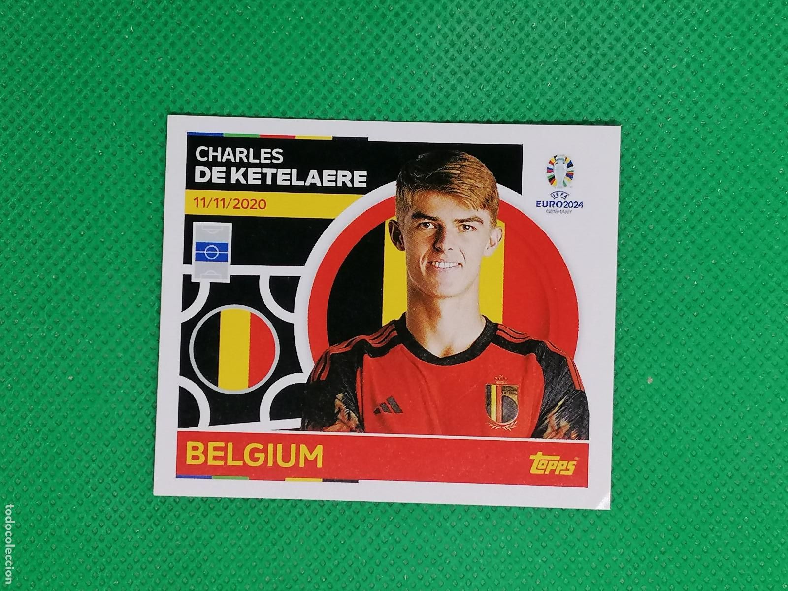 Cromos de F&uacute;tbol: BEL 14 BEL14 CHARLES DE KETELAERE BELGICA ⚽ TOPPS EURO 2024 24 GERMANY STICKERS ⚽