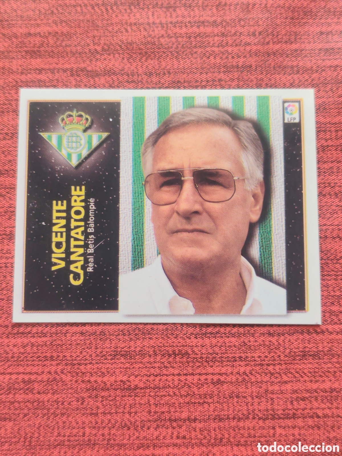 Cromos de F&uacute;tbol: FACS&Iacute;MIL BAJA VICENTE CANTATORE REAL BETIS EDICIONES ESTE 1998 1999