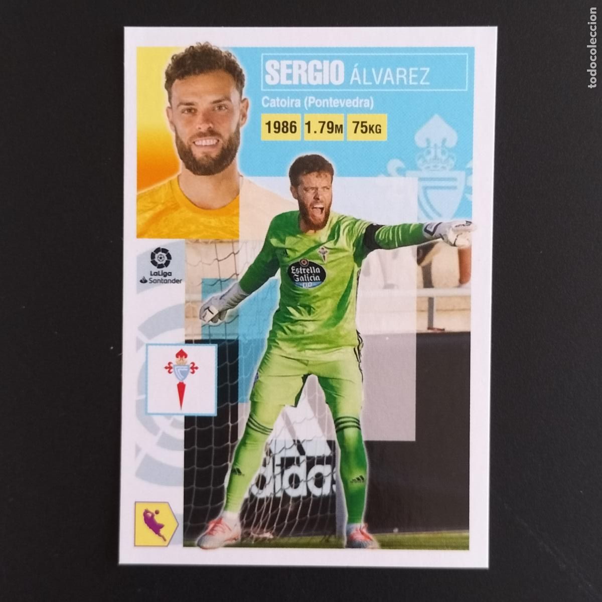 Cromos de F&uacute;tbol: N&ordm; 3 SERGIO CELTA VIGO CROMOS LALIGA SANTANDER ESTE 2020 2021 20 21 LIGA PANINI