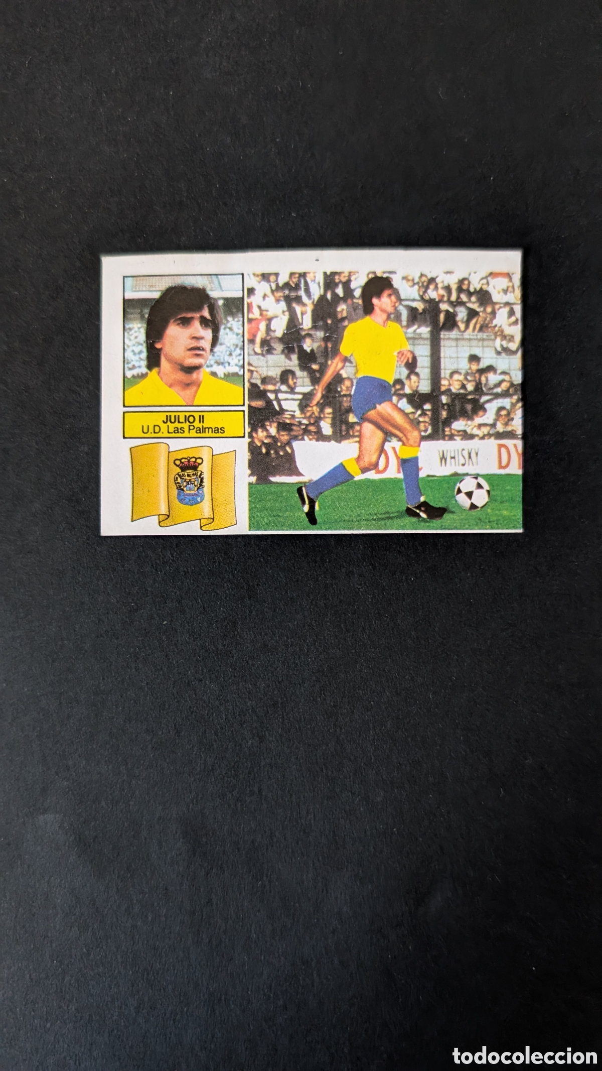 Cartes &agrave; collectionner de Football: L5 JULIO II LAS PALMAS VERSION COLOCA LIGA ESTE 1982/83 82 83 DESPEGADO