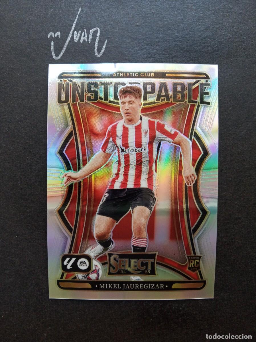 Cromos de F&uacute;tbol: 1 UNSTOPPABLE ROOKIE JAUREGIZAR ATHLETIC CLUB BILBAO ⚽ PANINI &reg; SELECT LIGA 2025 2026 25 26