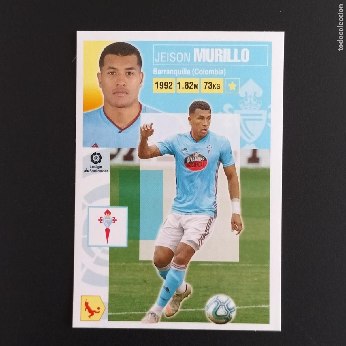 Cromos de F&uacute;tbol: N&ordm; 6 MURILLO CELTA VIGO CROMOS LALIGA SANTANDER ESTE 2020 2021 20 21 LIGA PANINI