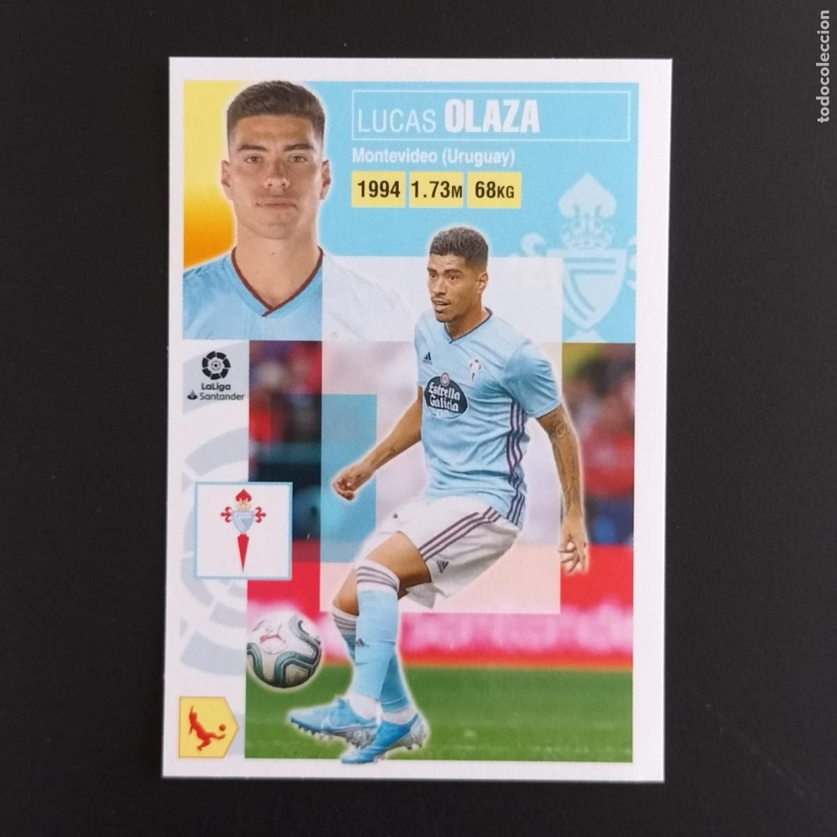 Cromos de F&uacute;tbol: N&ordm; 8 OLAZA CELTA VIGO CROMOS LALIGA SANTANDER ESTE 2020 2021 20 21 LIGA PANINI