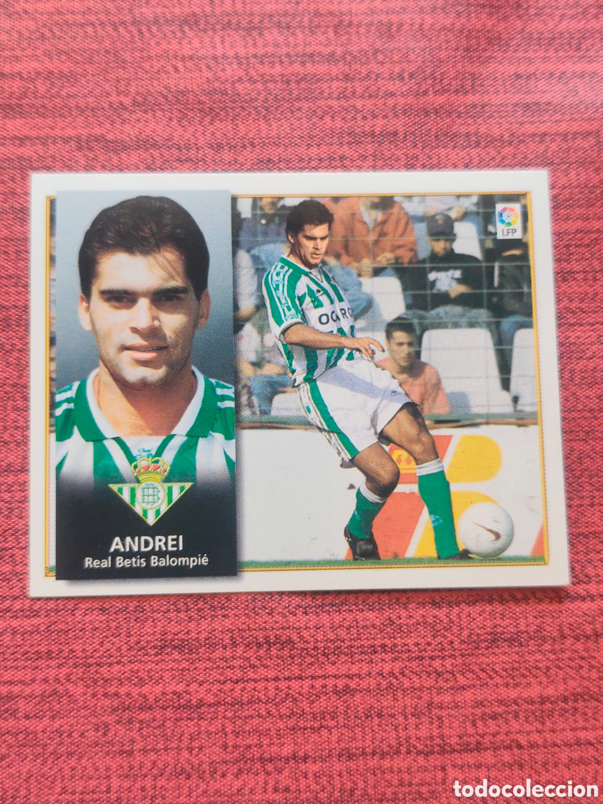 Figurine di Calcio: BAJA ANDREI REAL BETIS EDICIONES ESTE 1998 1999