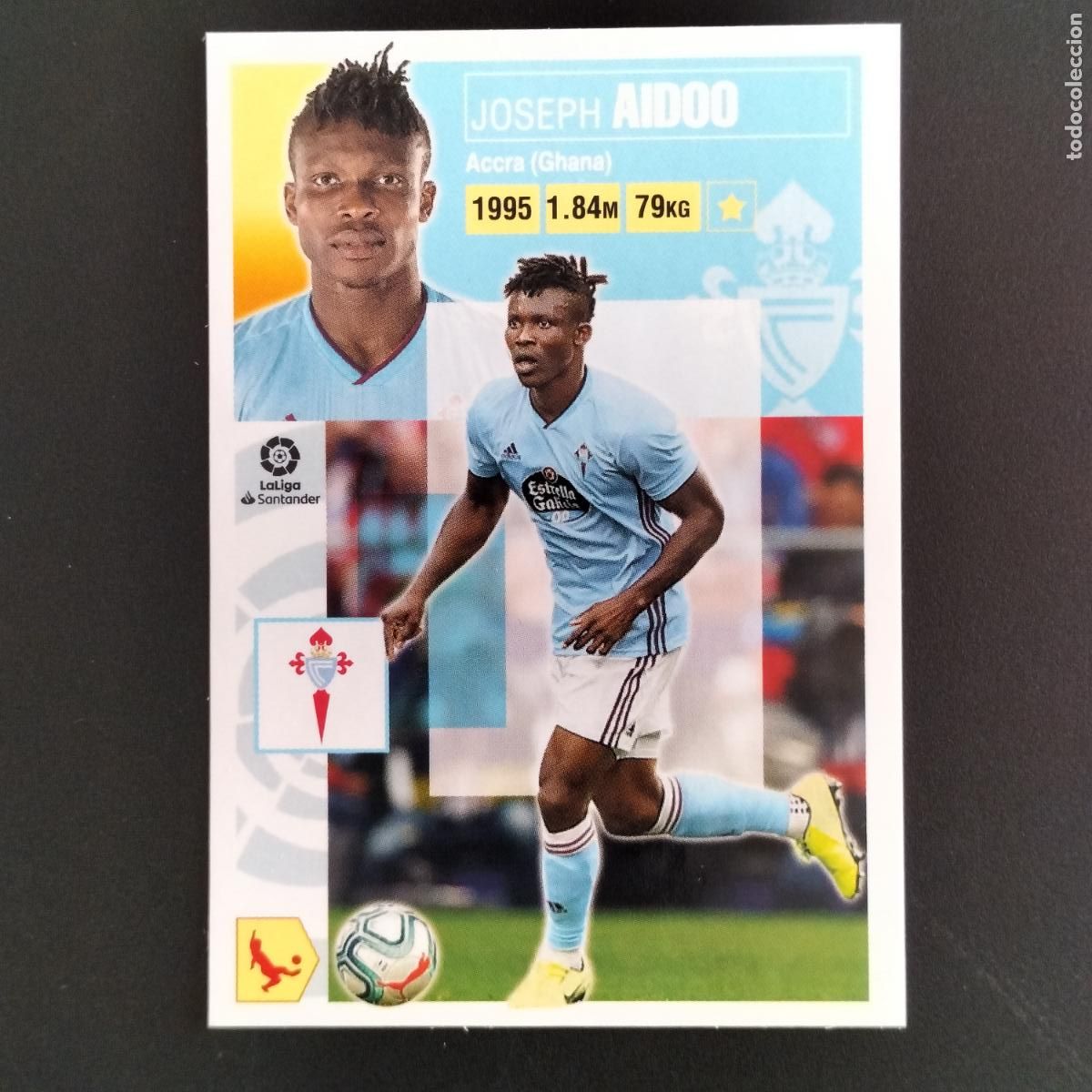 Figurine di Calcio: N&ordm; 9 AIDOO CELTA VIGO CROMOS LALIGA SANTANDER ESTE 2020 2021 20 21 LIGA PANINI