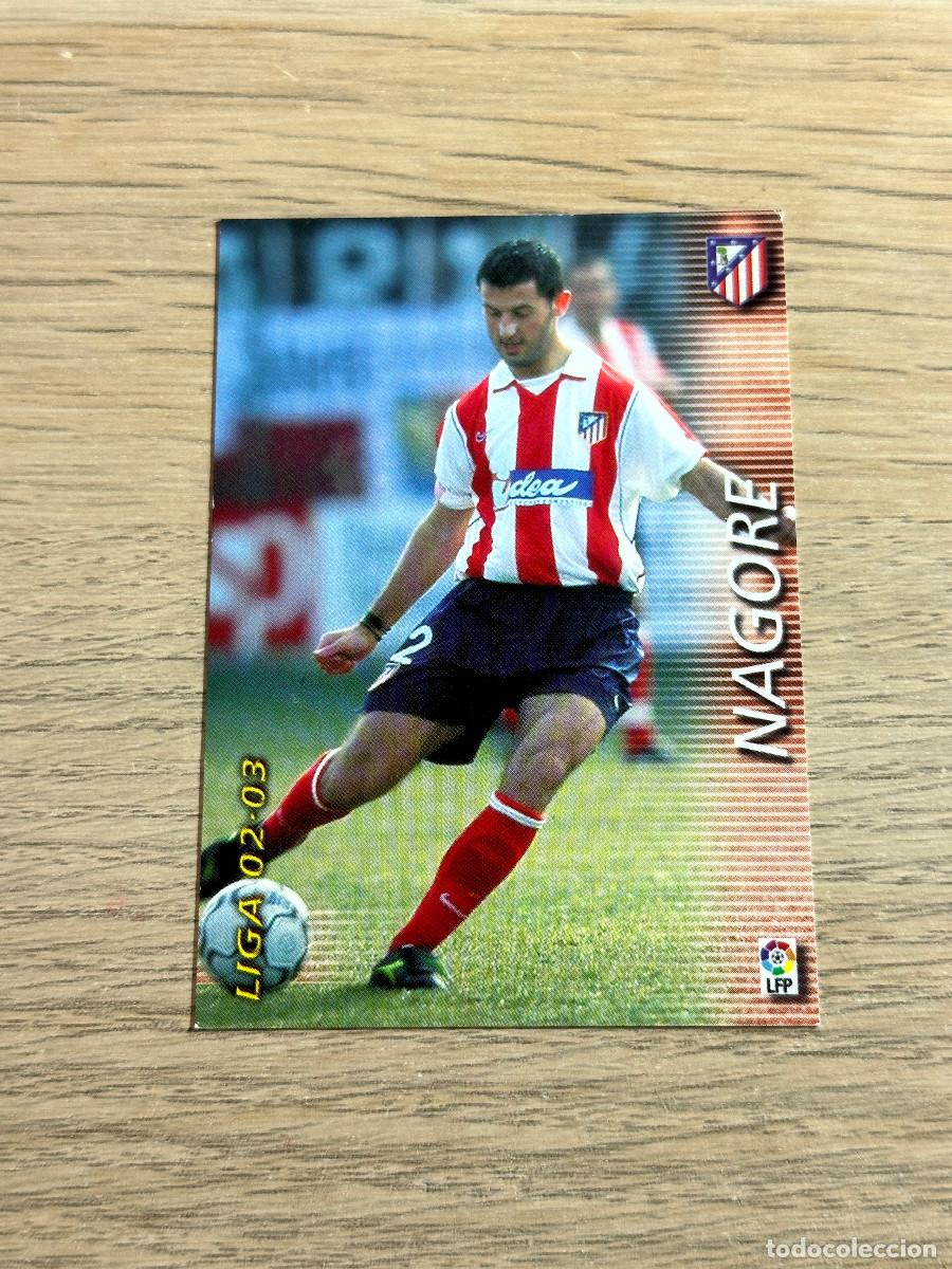 Cromos de Futebol: NAGORE n&ordm; 46 ATLETICO DE MADRID MEGACRACKS MEGAFICHAS 2002 2003 PANINI 02 03