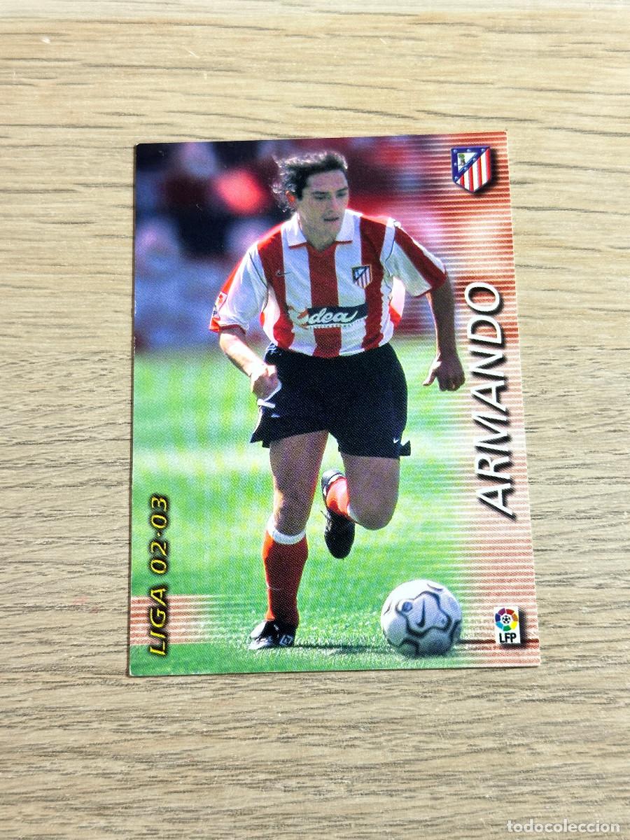 Cromos de Futebol: ARMANDO n&ordm; 39 ATLETICO DE MADRID MEGACRACKS MEGAFICHAS 2002 2003 PANINI 02 03