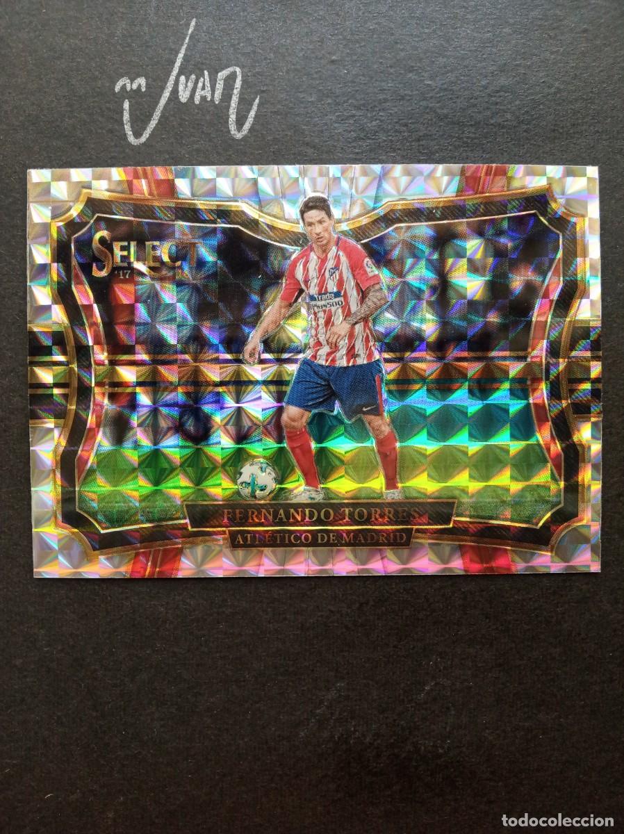 Cromos de Futebol: PRIZM CHECKERBOARD FERNANDO TORRES ATLETICO MADRID ⚽ PANINI &reg; SELECT FIFA 2017 2018 LIGA 17 18 NUEVO