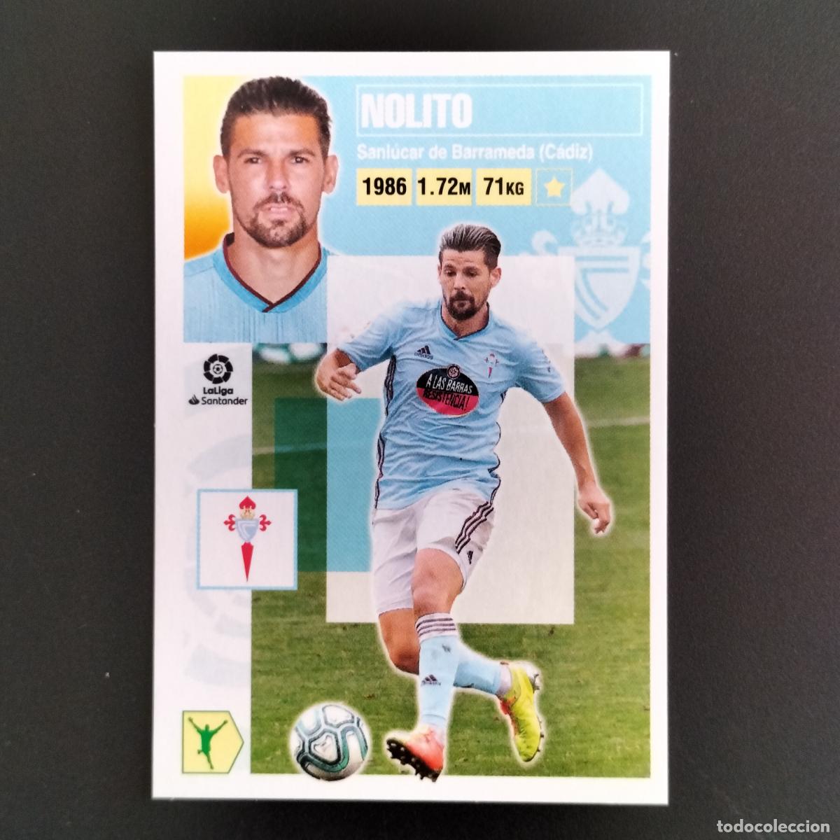Cromos de F&uacute;tbol: N&ordm; 15 NOLITO CELTA VIGO CROMOS LALIGA SANTANDER ESTE 2020 2021 20 21 LIGA PANINI