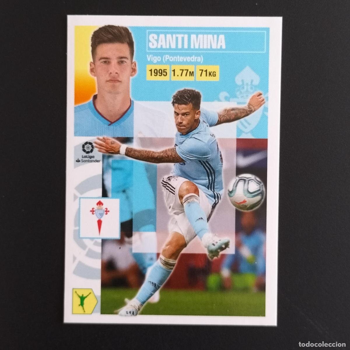 Cromos de F&uacute;tbol: N&ordm; 16 SANTI MINA CELTA VIGO CROMOS LALIGA SANTANDER ESTE 2020 2021 20 21 LIGA PANINI