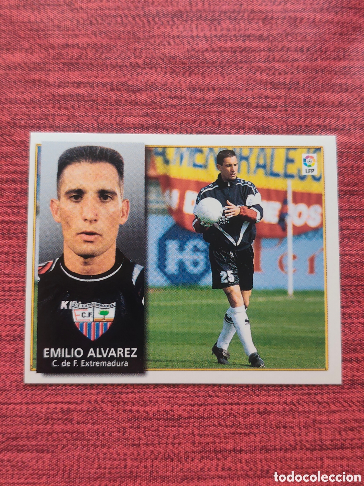 Cromos de F&uacute;tbol: BAJA EMILIO &Aacute;LVAREZ EXTREMADURA EDICIONES ESTE 1998 1999