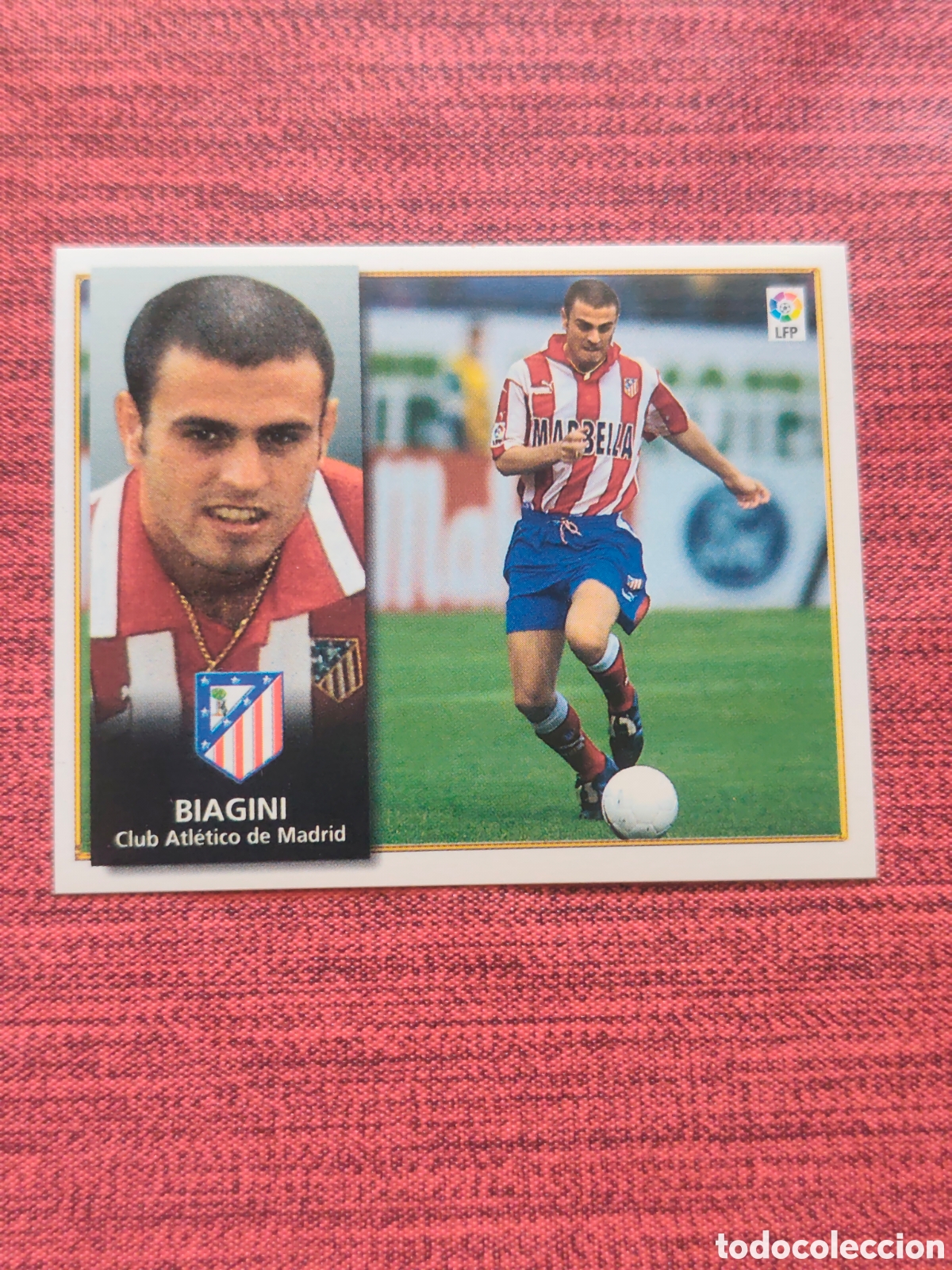 Cromos de F&uacute;tbol: BAJA BIAGINI ATL&Eacute;TICO MADRID EDICIONES ESTE 1998 1999