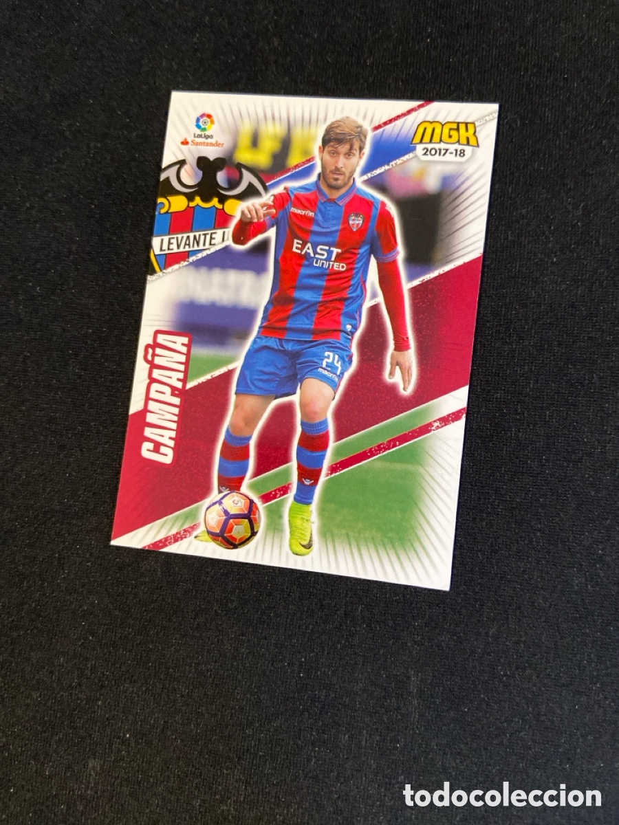Cromos de F&uacute;tbol: CAMPA&Ntilde;A 363 (LEVANTE) PANINI MEGACRACKS 2017-2018 17 18 CROMO CARTA M-2