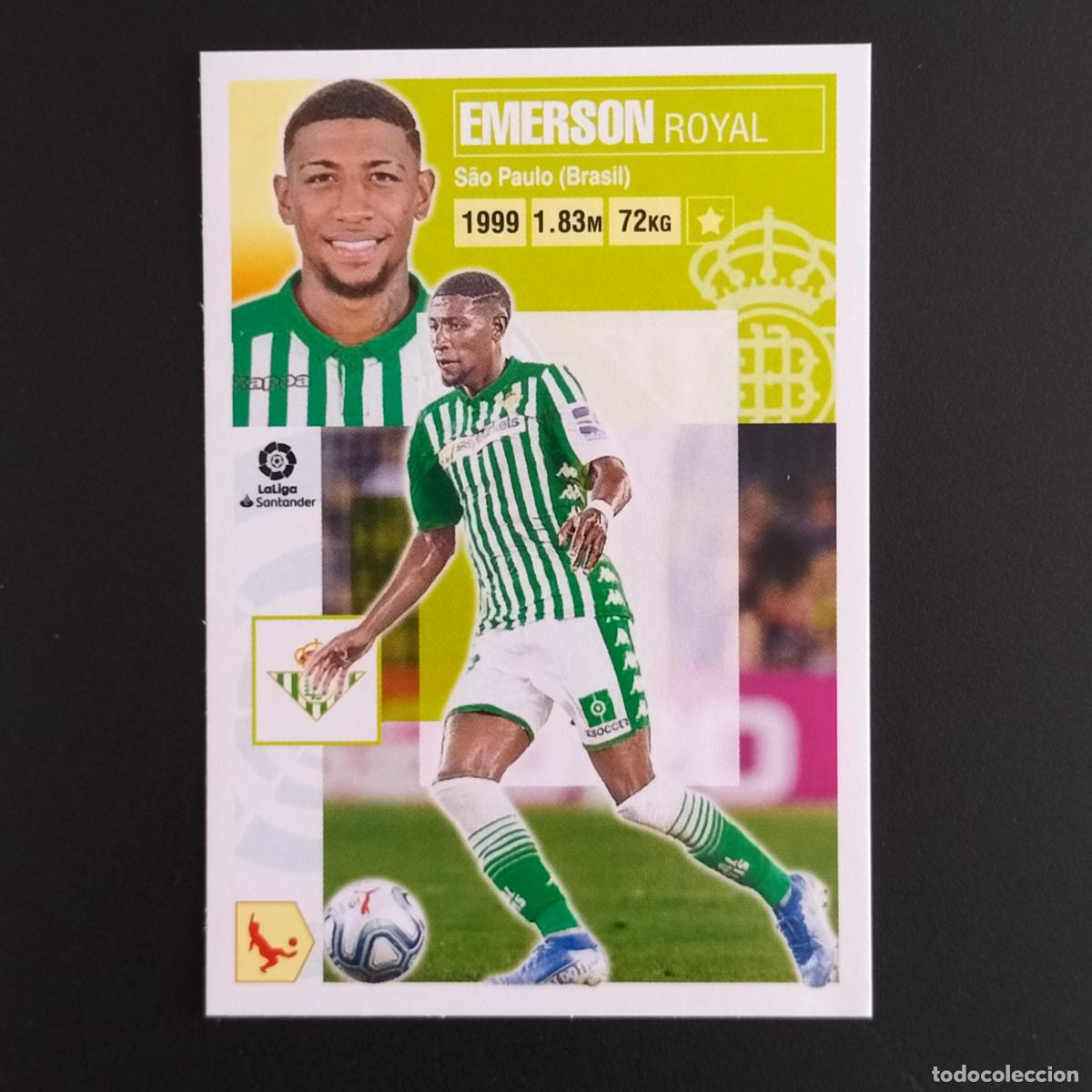 Cromos de F&uacute;tbol: N&ordm; 4 EMERSON ROYAL BETIS CROMOS LALIGA SANTANDER ESTE 2020 2021 20 21 LIGA PANINI