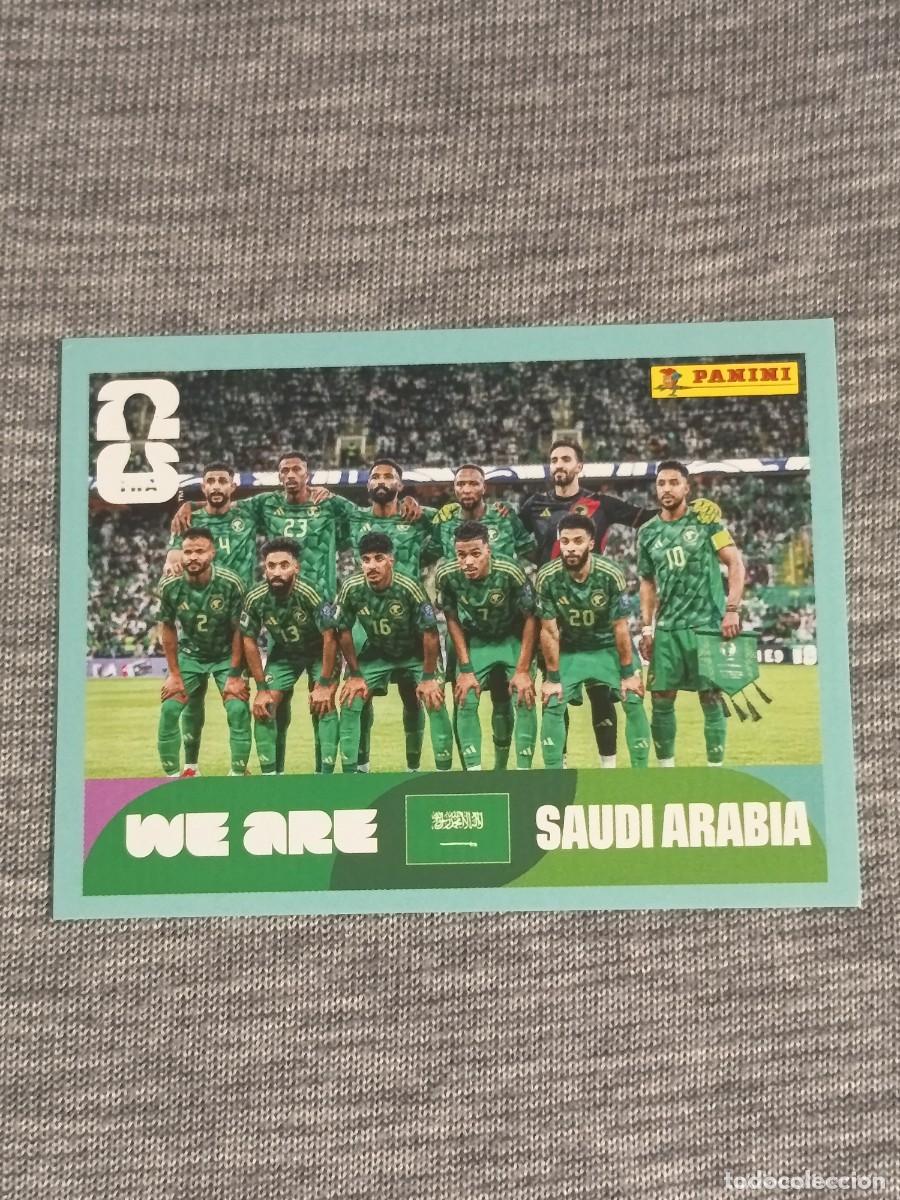 Cromos de F&uacute;tbol: ALINEACION ARABIA SAUDI KSA 13 STICKER MUNDIAL 2026 PANINI FIFA WORLD CUP NUEVO