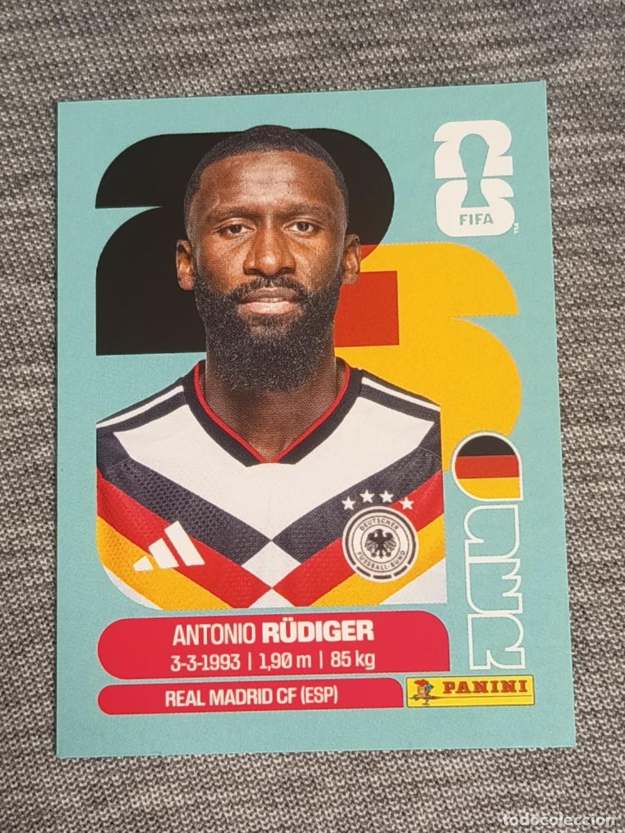 Cromos de F&uacute;tbol: RUDIGER GER 6 STICKER MUNDIAL 2026 PANINI FIFA WORLD CUP NUEVO