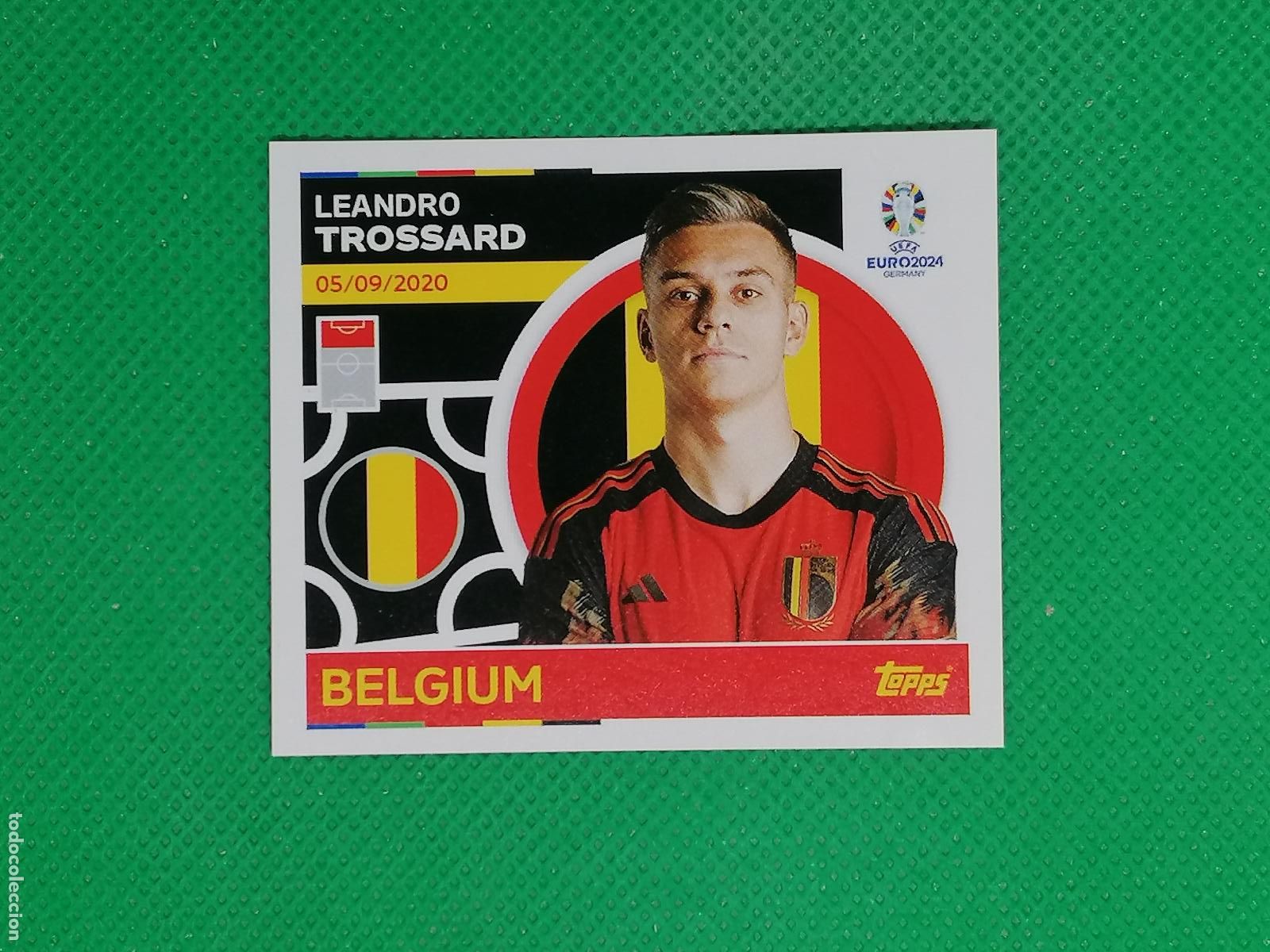 Cromos de F&uacute;tbol: BEL 17 BEL17 LEANDRO TROSSARD BELGICA ⚽ TOPPS EURO 2024 24 GERMANY STICKERS ⚽