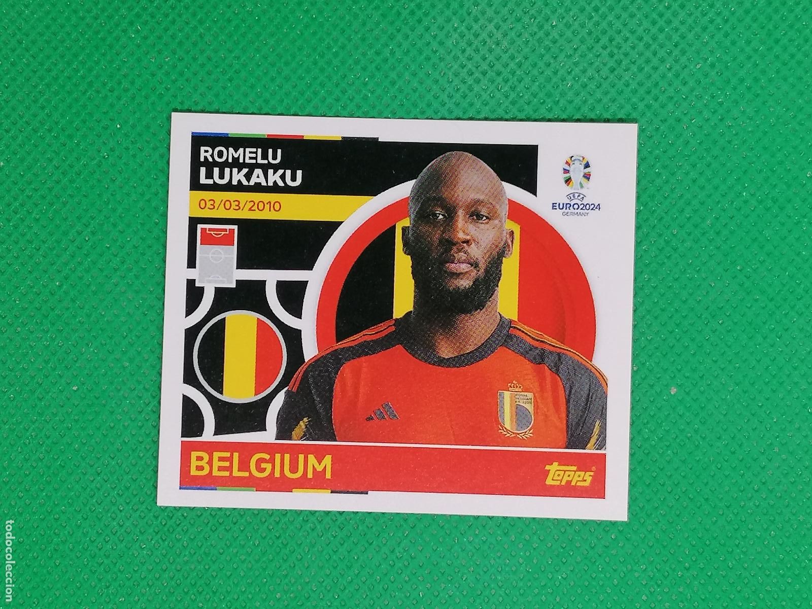 Cromos de F&uacute;tbol: BEL 19 BEL19 ROMELU LUKAKU BELGICA ⚽ TOPPS EURO 2024 24 GERMANY STICKERS ⚽