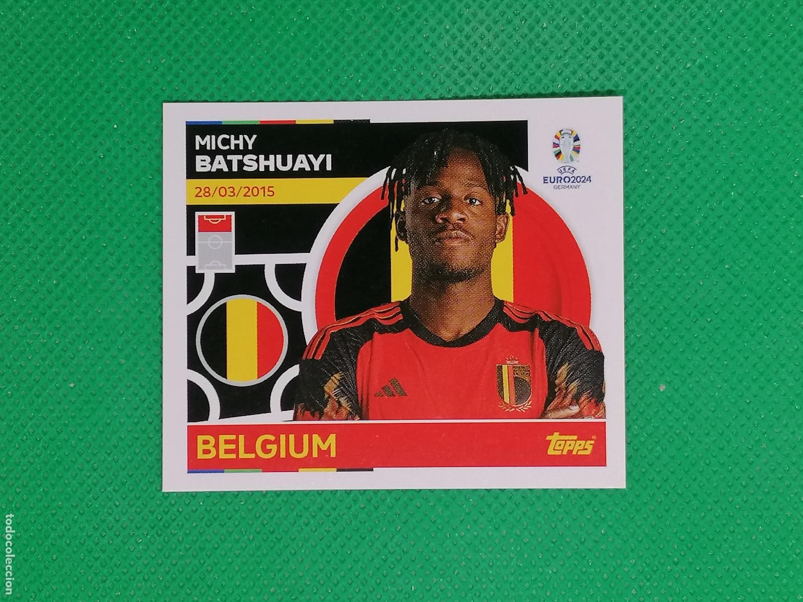 Cromos de F&uacute;tbol: BEL 20 BEL20 MICHY BATSHUAYI BELGICA ⚽ TOPPS EURO 2024 24 GERMANY STICKERS ⚽