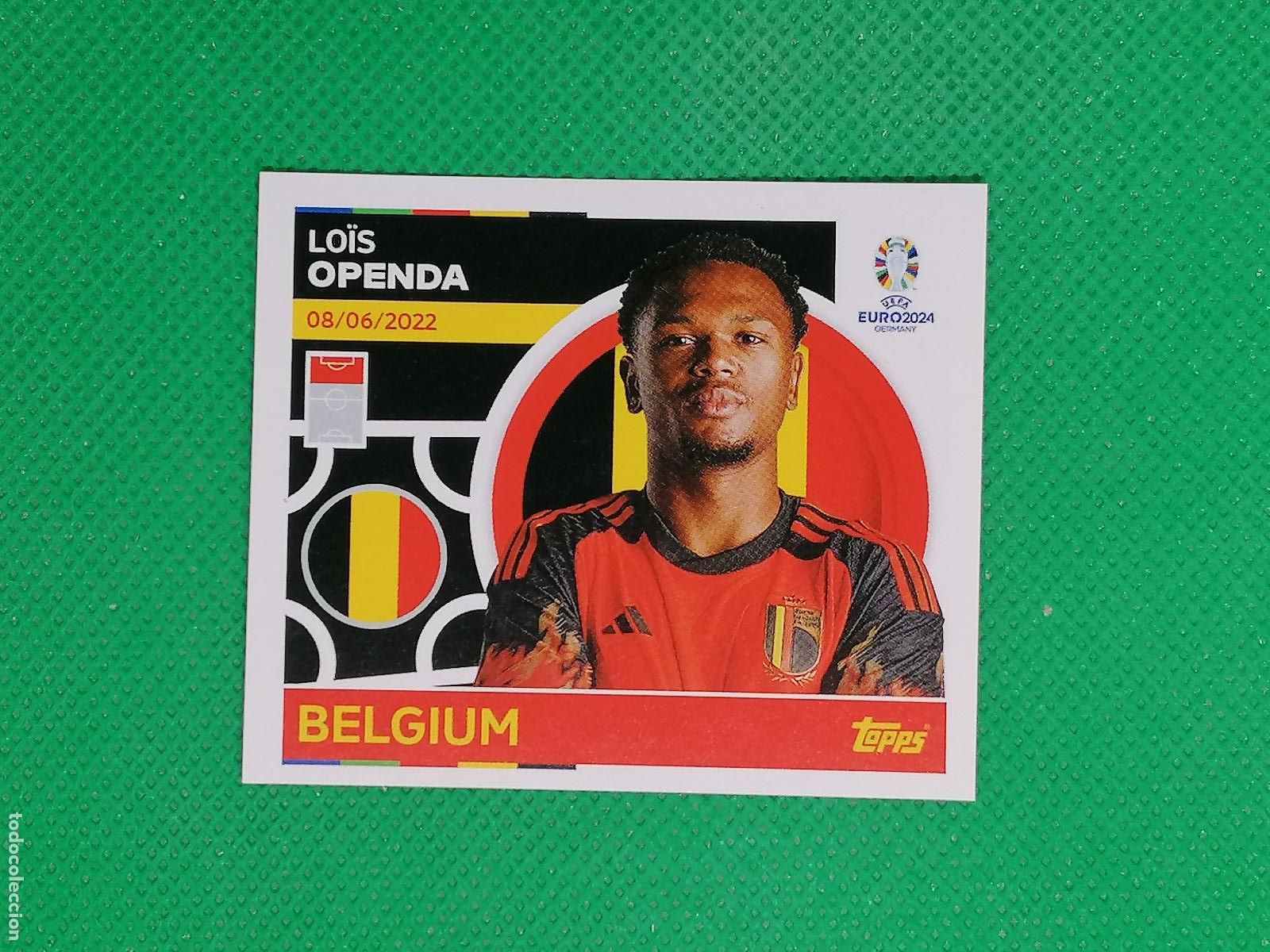 Cromos de F&uacute;tbol: BEL 21 BEL21 LOIS OPENDA BELGICA ⚽ TOPPS EURO 2024 24 GERMANY STICKERS ⚽