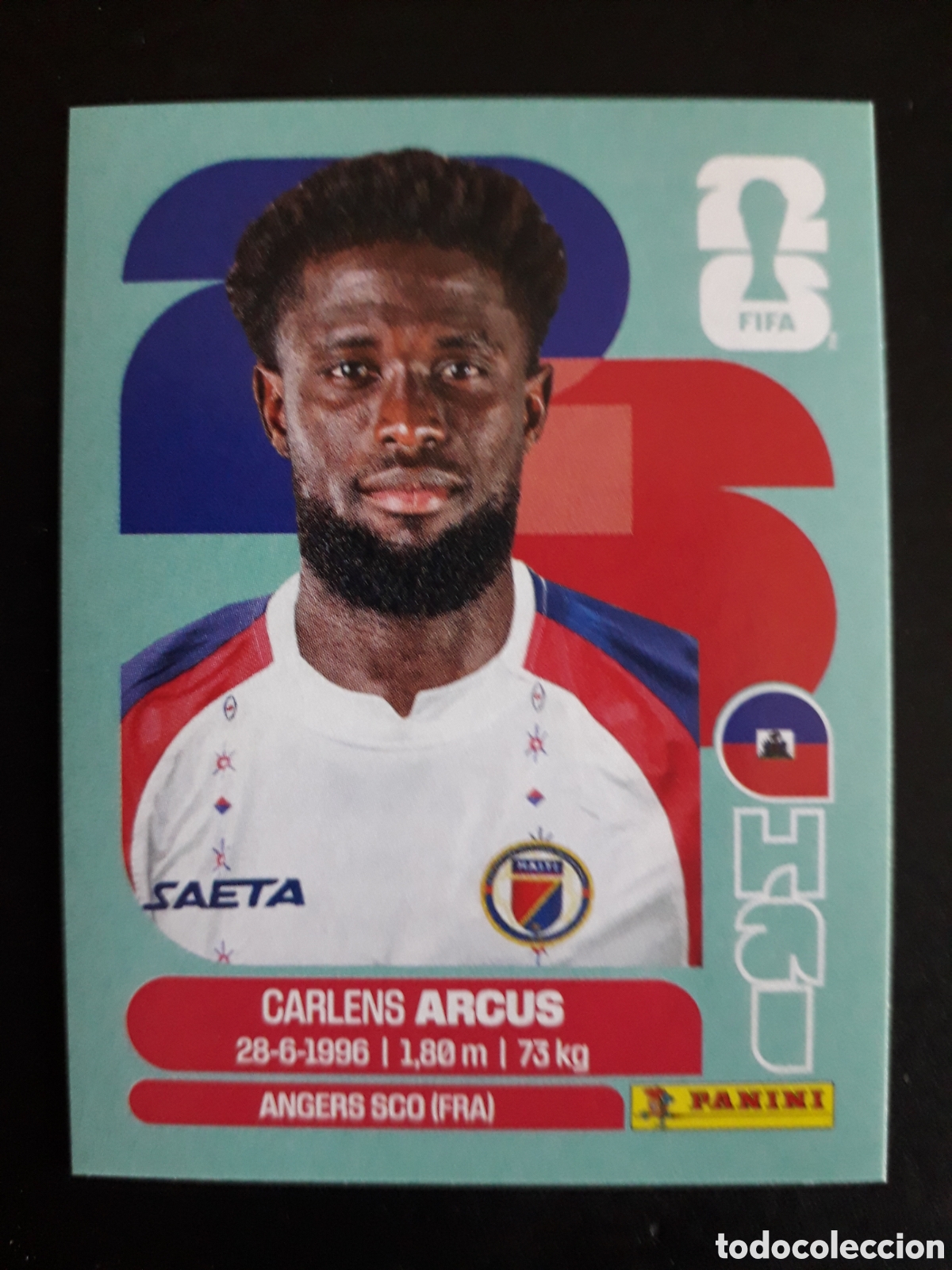 Cromos de F&uacute;tbol: ARCUS HAIT&Iacute; HAI 3 MUNDIAL F&Uacute;TBOL 2026 FIFA WORLD CUP PANINI SIN PEGAR PEDIDO M&Iacute;NIMO 3&euro;