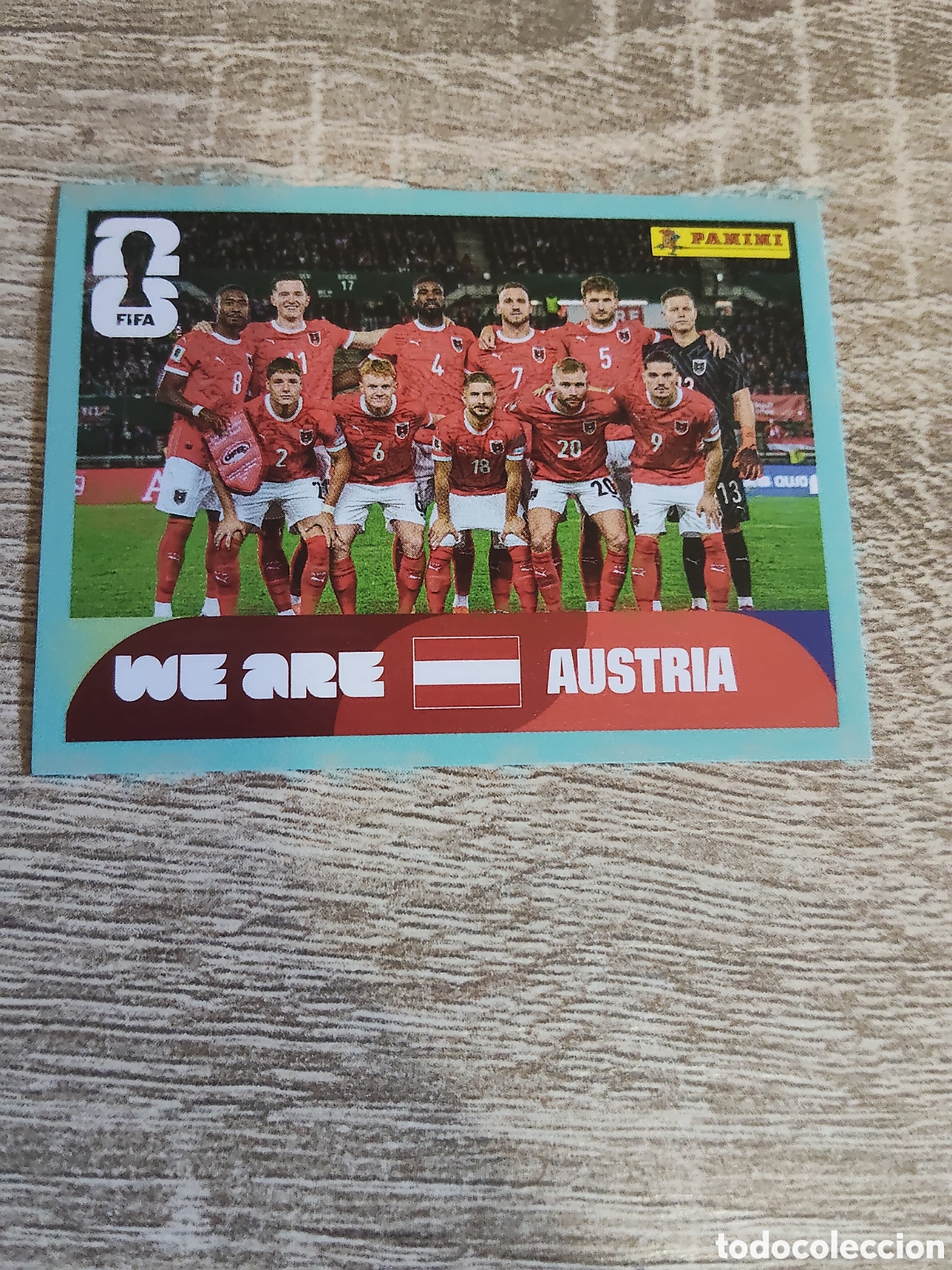 Cromos de F&uacute;tbol: Panini mundial 2026 AUT 13 alineaci&oacute;n Austria