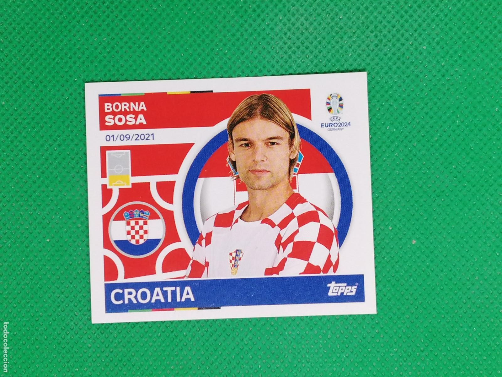 Cromos de F&uacute;tbol: CRO 8 CRO8 BORNA SOSA CROACIA ⚽ TOPPS EURO 2024 24 GERMANY STICKERS ⚽
