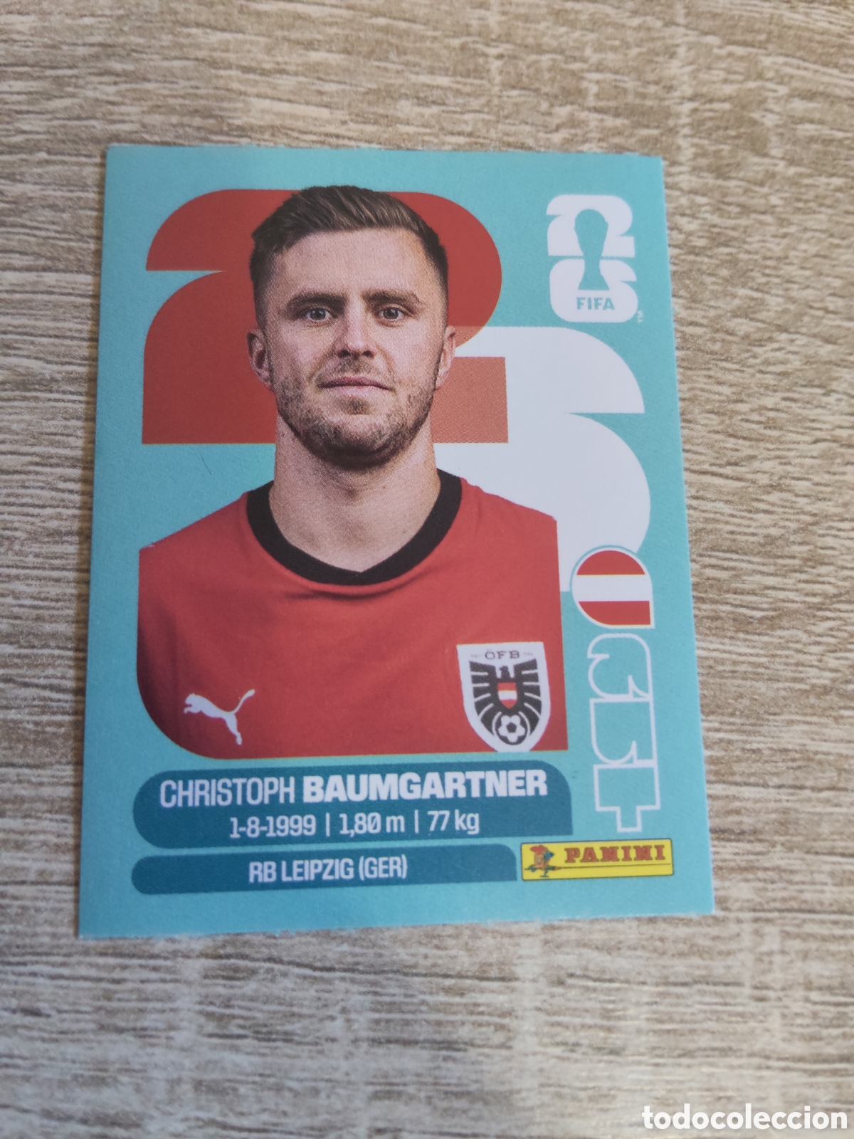 Cromos de F&uacute;tbol: Panini mundial 2026 AUT 18 Christoph Baumgartner Austria