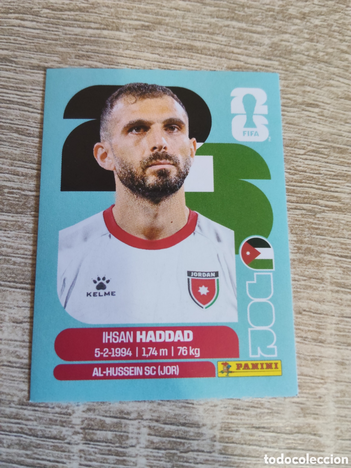 Cromos de F&uacute;tbol: Panini mundial 2026 JOR 3 Ihsan Haddad Jordania