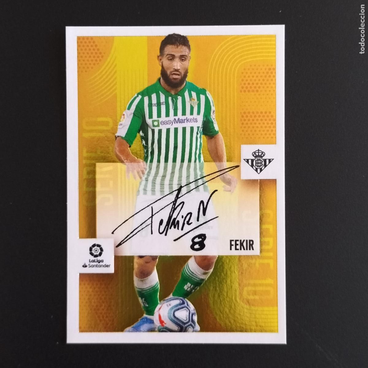 Cartes &agrave; collectionner de Football: N&ordm; 4 FEKIR AUTOGRAFO SERIE 10 BETIS CROMOS LALIGA SANTANDER ESTE 2020 2021 20 21 LIGA PANINI