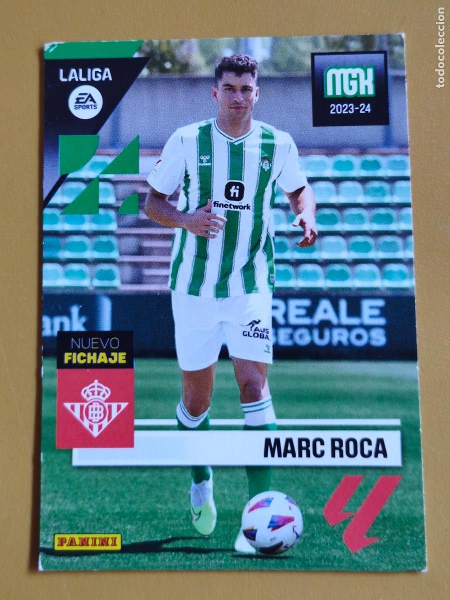 Cromos de F&uacute;tbol: marc roca, 2023 24 nuevo fichaje