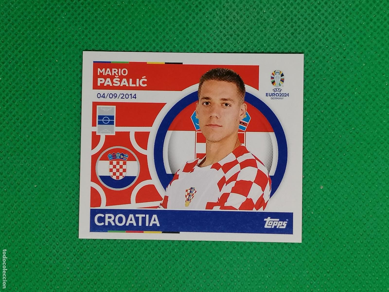 Cromos de F&uacute;tbol: CRO 15 CRO15 MARIO PASALIC CROACIA ⚽ TOPPS EURO 2024 24 GERMANY STICKERS ⚽