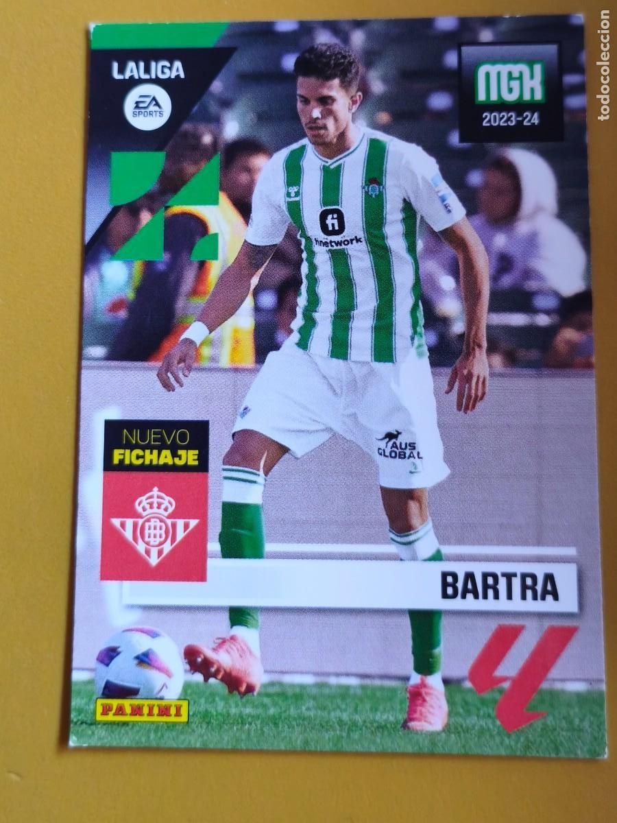 Cromos de F&uacute;tbol: bartra, 2023 24 nuevo fichaje