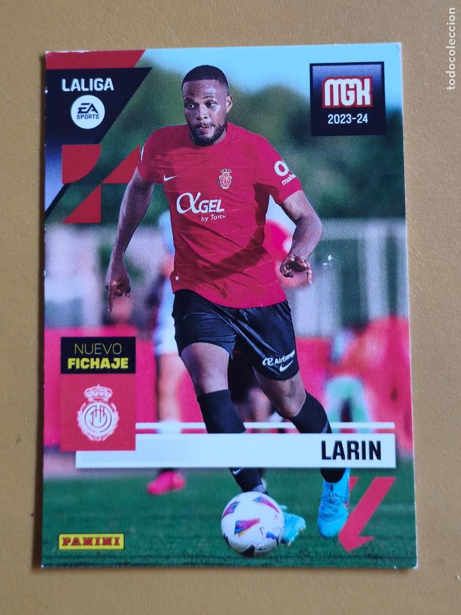 Cromos de F&uacute;tbol: larin, 2023 24 nuevo fichaje