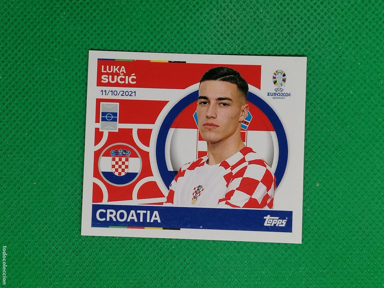 Cromos de F&uacute;tbol: CRO 17 CRO17 LUKA SUCIC CROACIA ⚽ TOPPS EURO 2024 24 GERMANY STICKERS ⚽