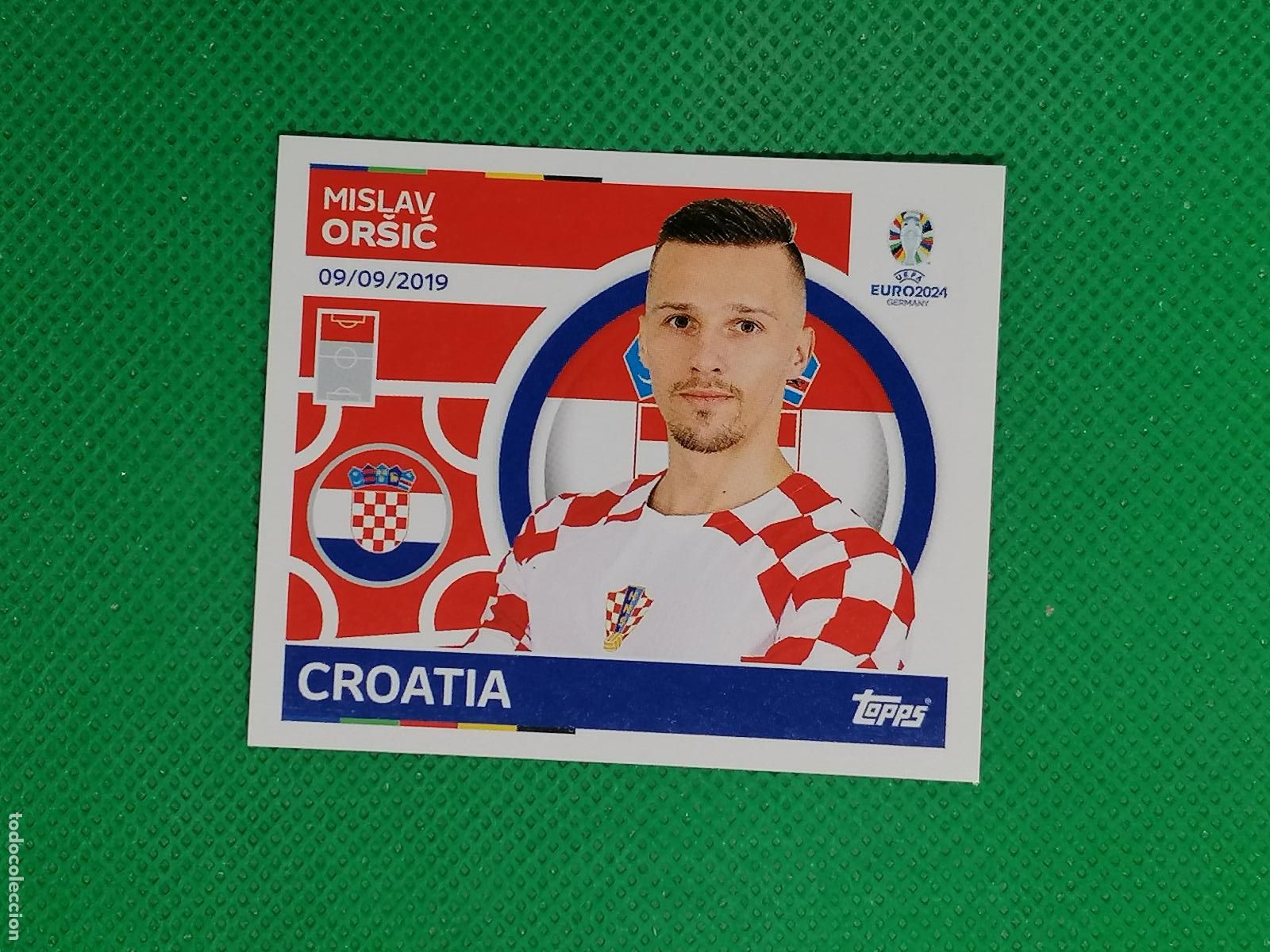Cromos de F&uacute;tbol: CRO 19 CRO19 MISLAV ORSIC CROACIA ⚽ TOPPS EURO 2024 24 GERMANY STICKERS ⚽