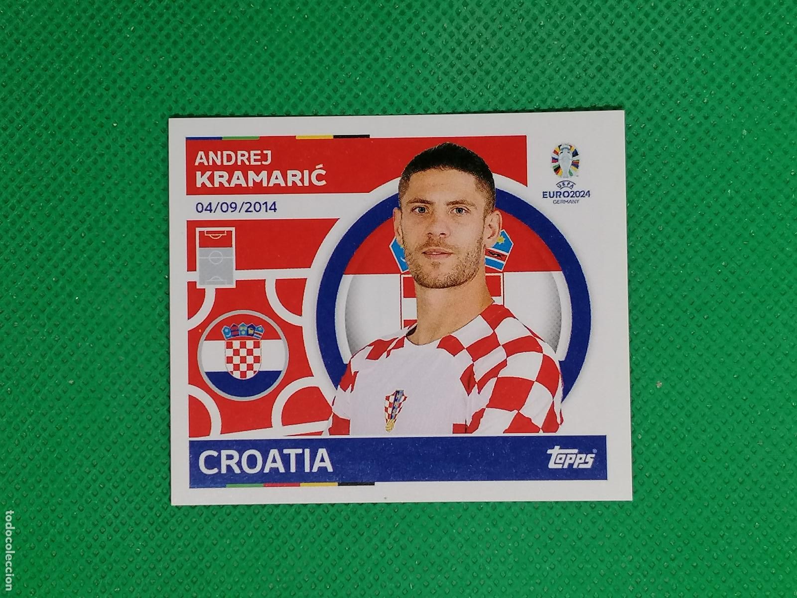 Cromos de F&uacute;tbol: CRO 20 CRO20 ANDREJ KRAMARIC CROACIA ⚽ TOPPS EURO 2024 24 GERMANY STICKERS ⚽