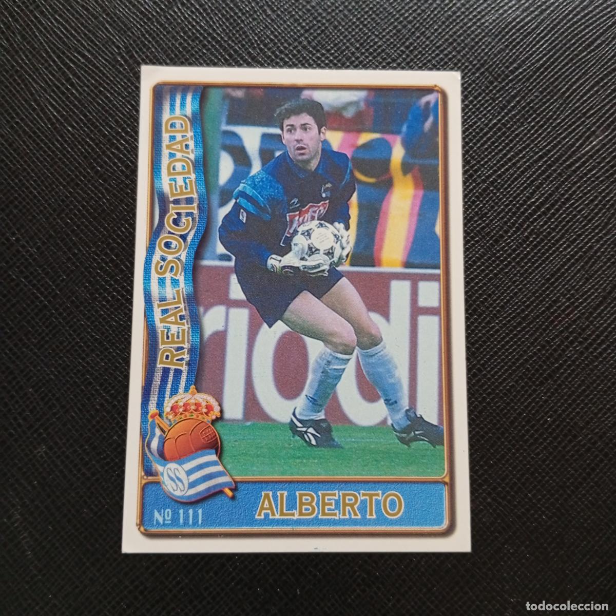 Cromos de F&uacute;tbol: 111 ALBERTO REAL SOCIEDAD MUNDICROMO 1996 1997 CROMO FUTBOL LIGA 96 97 - A207 PG148