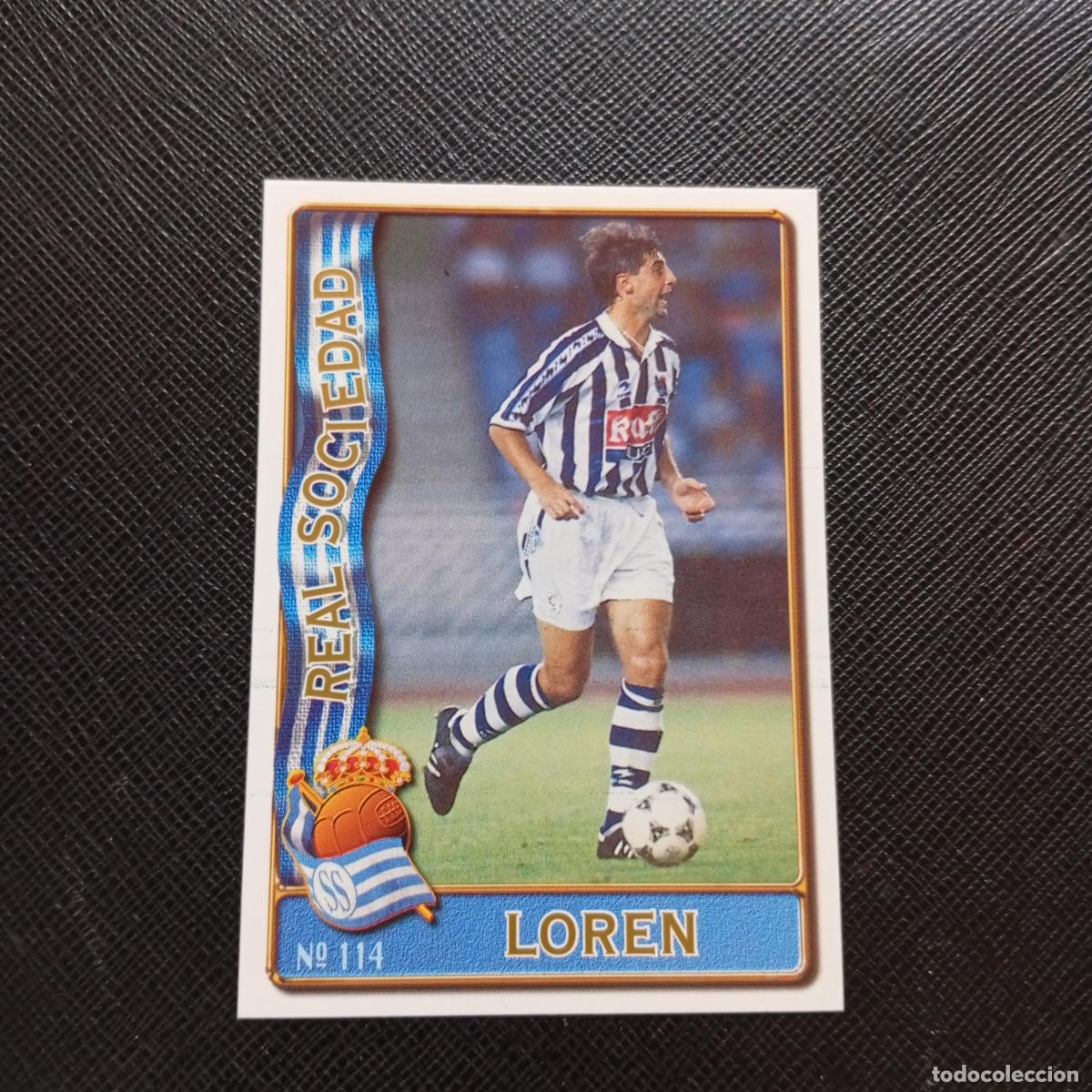 Cromos de F&uacute;tbol: 114 LOREN REAL SOCIEDAD MUNDICROMO 1996 1997 CROMO FUTBOL LIGA 96 97 - A207 PG153