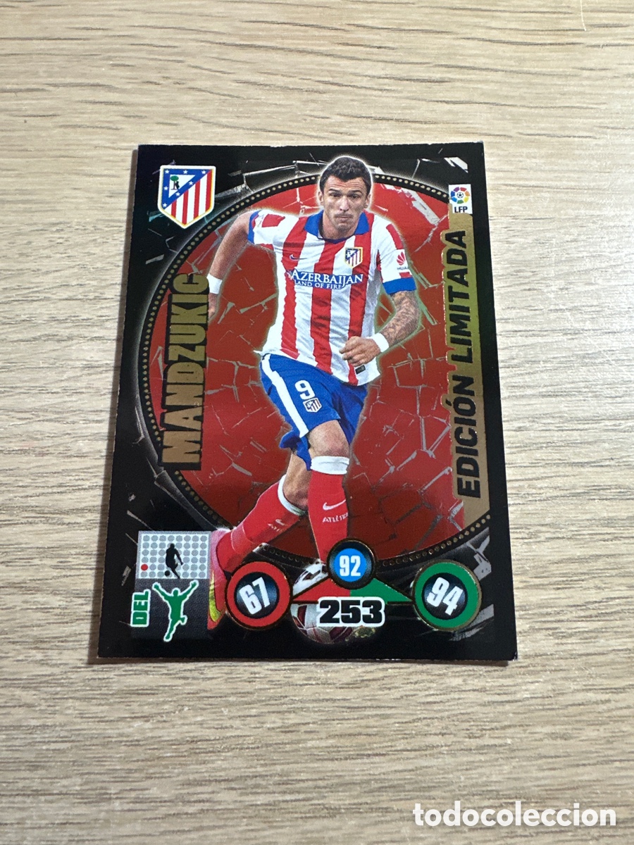 Cromos de Futebol: MANDZUKIC EDICION LIMITADA ATLETICO DE MADRID ADRENALYN XL 2014 2015 PANINI 14 15