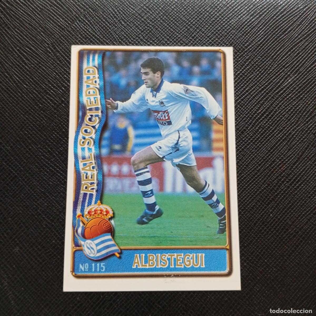 Cromos de F&uacute;tbol: 115 ALBISTEGUI REAL SOCIEDAD MUNDICROMO 1996 1997 CROMO FUTBOL LIGA 96 97 - A207 PG153