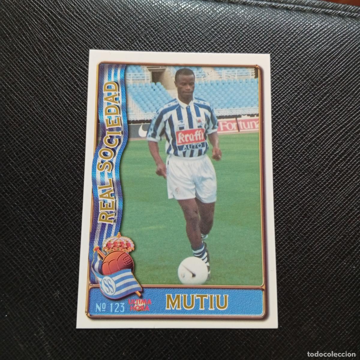 Cromos de F&uacute;tbol: 123 MUTIU REAL SOCIEDAD MUNDICROMO 1996 1997 CROMO FUTBOL LIGA 96 97 - A207 PG160 ULTIMA HORA