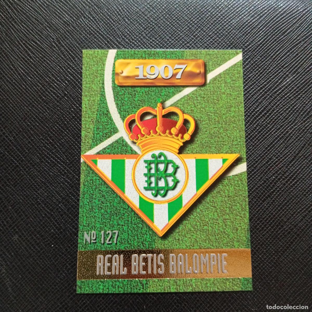 Cromos de F&uacute;tbol: 127 ESCUDO REAL BETIS MUNDICROMO 1996 1997 CROMO FUTBOL LIGA 96 97 - A207 PG168