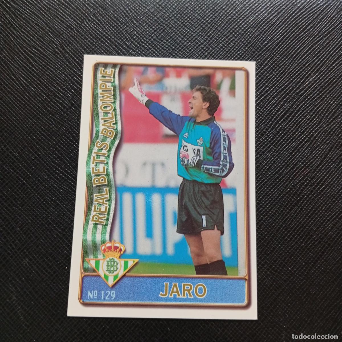 Cromos de F&uacute;tbol: 129 JARO REAL BETIS MUNDICROMO 1996 1997 CROMO FUTBOL LIGA 96 97 - A207 PG168