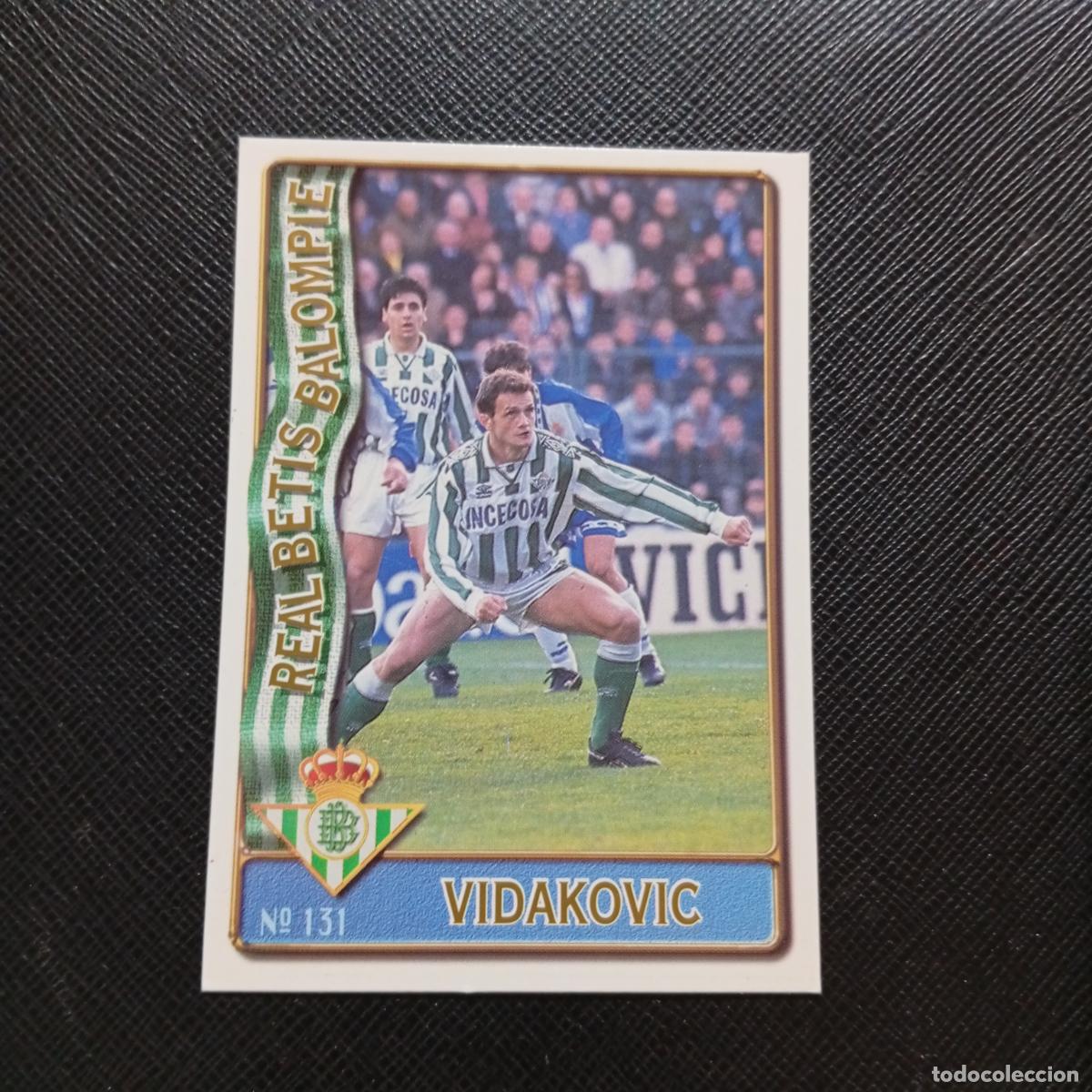 Cromos de F&uacute;tbol: 131 VIDAKOVIC REAL BETIS MUNDICROMO 1996 1997 CROMO FUTBOL LIGA 96 97 - A207 PG168