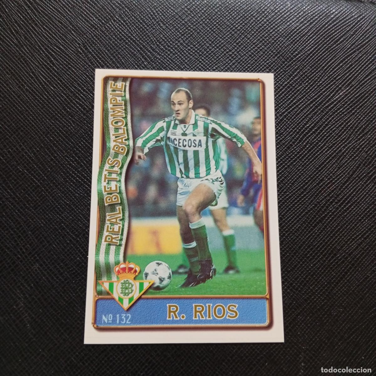 Cromos de F&uacute;tbol: 132 RIOS REAL BETIS MUNDICROMO 1996 1997 CROMO FUTBOL LIGA 96 97 - A207 PG168